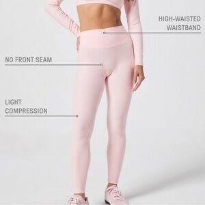 NWT Fabletics XXS Pink Luxe360 HeatherFlex Leggings
